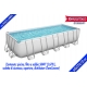 PISCINA POWERSTEEL  6.40m x 2.74m x 1.3m