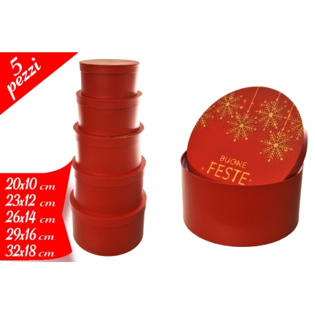 SCATOLA TONDA 5PZ