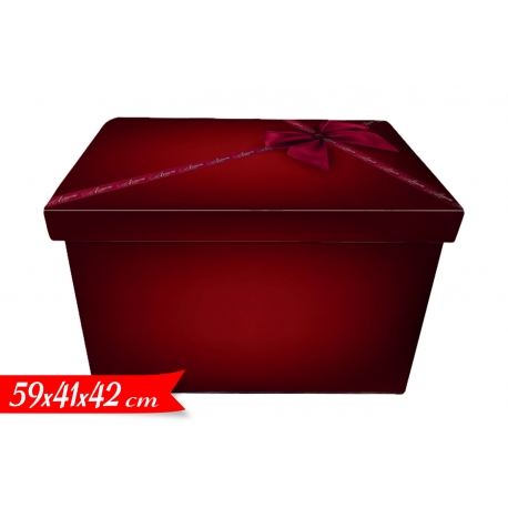SCATOLA POUF RICHIUDIBILE RETTANGOLARE