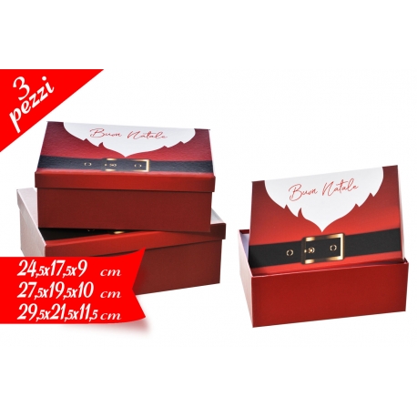 SCATOLA RETTANGOLARE 3PZ