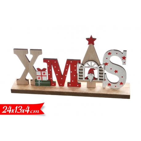 DECORAZIONE SCRITTA "XMAS"