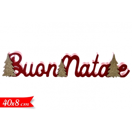 SCRITTA DECORATIVA "BUON NATALE"