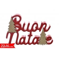 SCRITTA DECORATIVA "BUON NATALE"