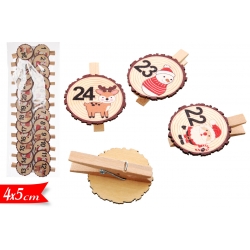 MOLLETTE CALENDARIO DELL'AVVENTO 24PZ