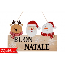 PENDAGLIO C/PERSONAGGI 'BUON NATALE'
