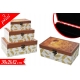 SCATOLE IN LEGNO SET 3