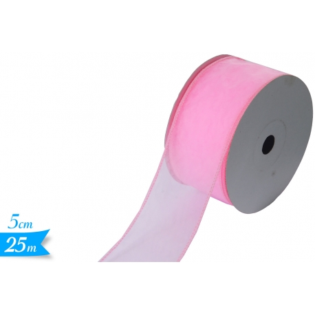 ROTOLO NASTRO ROSA 5CMX25M